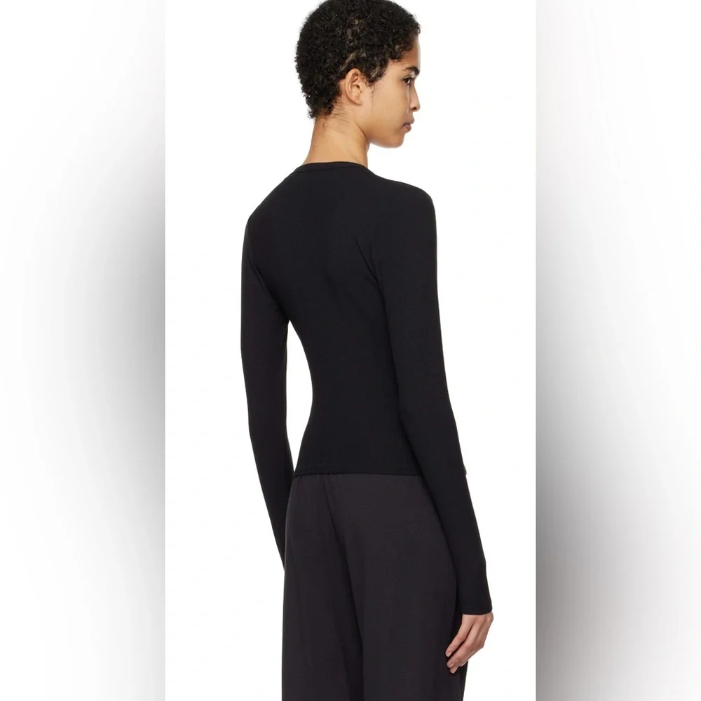 SKIMS - Black Soft Lounge Cardigan - Picture 3 of 5